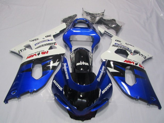 ABS Kit Carenatura Moto GSXR 600 K1 K2 K3 2001-2003 - Blu Bianco Motul ABS Kit Carenatura Moto GSXR 600 K1 K2 K3 2001-2003 - Blu Bianco Motul