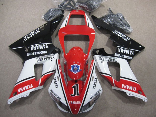 ABS Kit Carenatura Moto R1 2009-2011 - Rosso Bianco Nero ABS Kit Carenatura Moto R1 2009-2011 - Rosso Bianco Nero