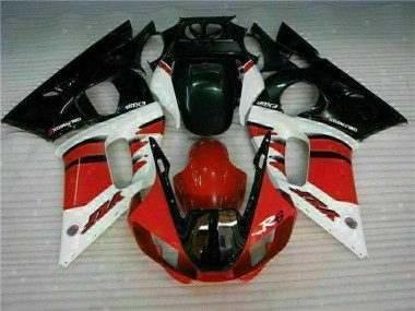 ABS Kit Carenatura Moto R6 1998-2002 - Rosso Nero