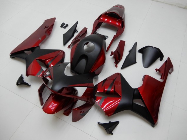 ABS Kits Carena Moto CBR 600 RR 2003-2004 - Rosso Nero ABS Kits Carena Moto CBR 600 RR 2003-2004 - Rosso Nero