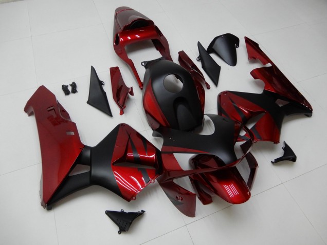 ABS Kits Carena Moto CBR 600 RR 2003-2004 - Rosso Nero ABS Kits Carena Moto CBR 600 RR 2003-2004 - Rosso Nero