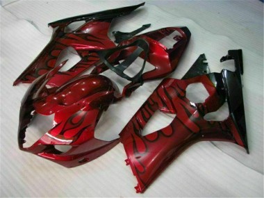 ABS Kits Carena Moto GSXR 1000 K3 2003-2004 - Rosso