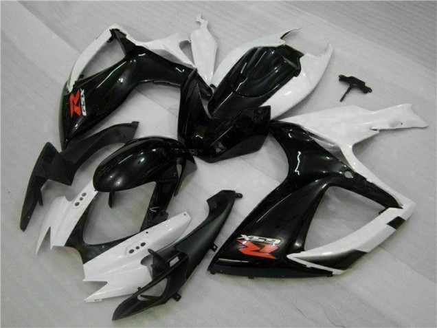 ABS Kits Carena Moto GSXR 600 / 750 K6 2006-2007 - Bianco Nero ABS Kits Carena Moto GSXR 600 / 750 K6 2006-2007 - Bianco Nero