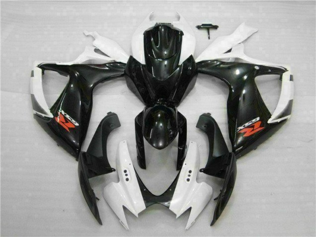 ABS Kits Carena Moto GSXR 600 / 750 K6 2006-2007 - Bianco Nero ABS Kits Carena Moto GSXR 600 / 750 K6 2006-2007 - Bianco Nero