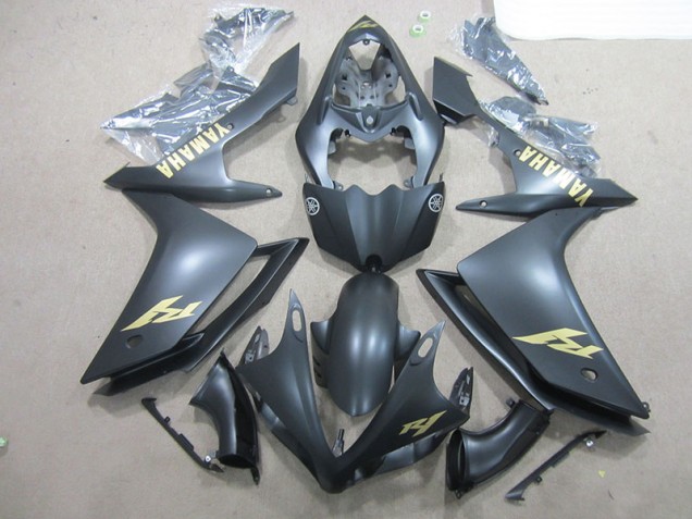 ABS Kits Carena Moto R1 2007-2008 - Nero Oro Decal ABS Kits Carena Moto R1 2007-2008 - Nero Oro Decal