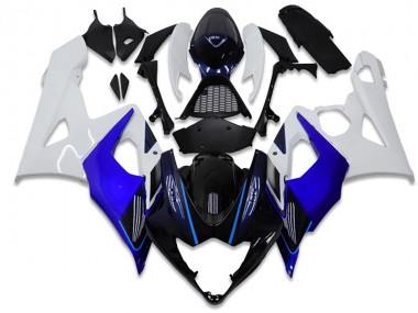 ABS Kits Carenatura Moto GSXR 1000 K5 2005-2006 - Blu Bianco