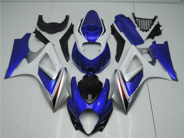 ABS Kits Carenatura Moto GSXR 1000 K7 2007-2008 - Blu Bianco ABS Kits Carenatura Moto GSXR 1000 K7 2007-2008 - Blu Bianco