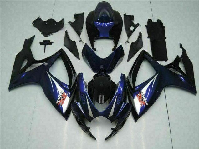 ABS Kits Carenatura Moto GSXR 600 / 750 K6 2006-2007 - Nero Blu ABS Kits Carenatura Moto GSXR 600 / 750 K6 2006-2007 - Nero Blu
