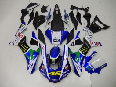 ABS Kits Carene Moto R1 2015-2019 - Blu Blu Bianco ENEOS Movistar 46