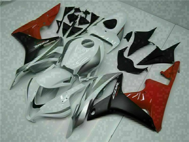 ABS Moto Plastica & Carena CBR 600 RR 2007-2008 - Bianco Nero Rosso ABS Moto Plastica & Carena CBR 600 RR 2007-2008 - Bianco Nero Rosso