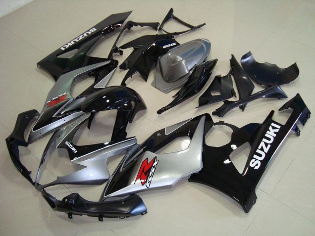 ABS Moto Plastica & Carena GSXR 1000 K5 2005-2006 - Grigio Nero ABS Moto Plastica & Carena GSXR 1000 K5 2005-2006 - Grigio Nero