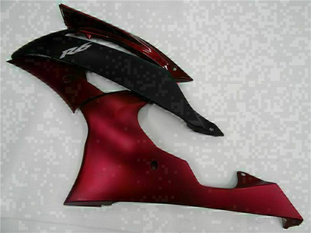 ABS Moto Plastica & Carena R6 2008-2016 - Rosso Nero ABS Moto Plastica & Carena R6 2008-2016 - Rosso Nero