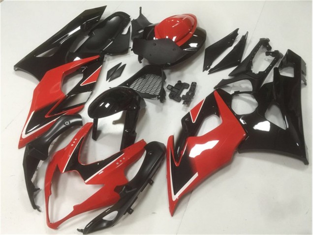 ABS Moto Plastica & Carene GSXR 1000 K5 2005-2006 - Rosso Nero ABS Moto Plastica & Carene GSXR 1000 K5 2005-2006 - Rosso Nero