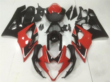 ABS Moto Plastica & Carene GSXR 1000 K5 2005-2006 - Rosso Nero
