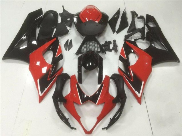 ABS Moto Plastica & Carene GSXR 1000 K5 2005-2006 - Rosso Nero ABS Moto Plastica & Carene GSXR 1000 K5 2005-2006 - Rosso Nero