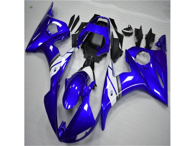 ABS Moto Plastica & Carene R6 2003-2005 - Blu Bianco ABS Moto Plastica & Carene R6 2003-2005 - Blu Bianco
