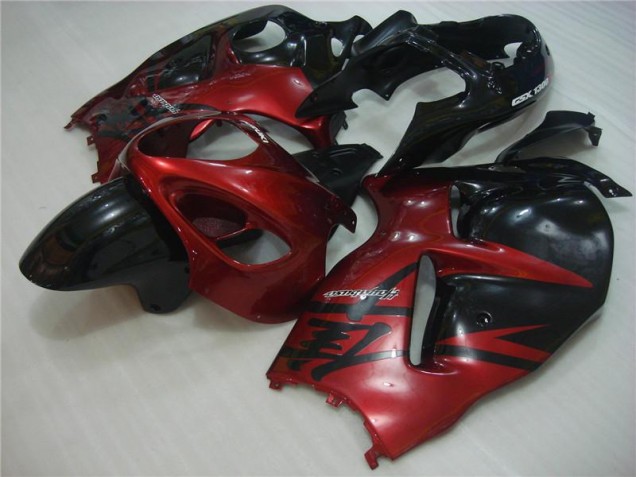 ABS Moto Plastica & Moto Carena GSXR 1300 Hayabusa 1996-2007 - Rosso Nero ABS Moto Plastica & Moto Carena GSXR 1300 Hayabusa 1996-2007 - Rosso Nero