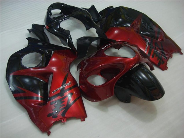 ABS Moto Plastica & Moto Carena GSXR 1300 Hayabusa 1996-2007 - Rosso Nero ABS Moto Plastica & Moto Carena GSXR 1300 Hayabusa 1996-2007 - Rosso Nero