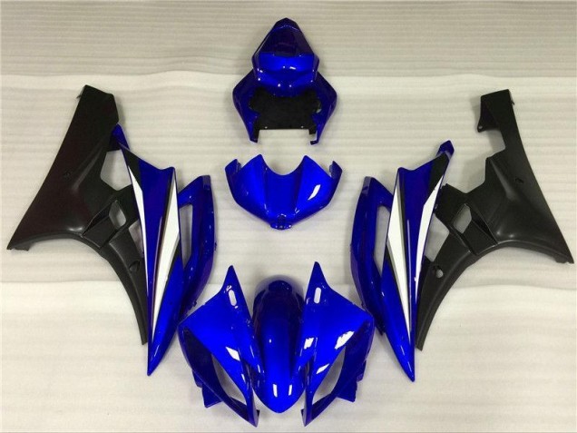 ABS Moto Plastica & Moto Carena R6 2006-2007 - Blu Nero ABS Moto Plastica & Moto Carena R6 2006-2007 - Blu Nero