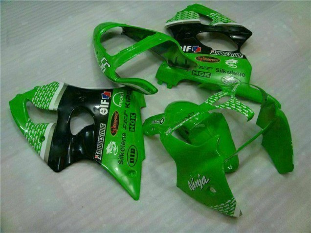 ABS Moto Plastica & Moto Carena ZX6R 2000-2002 - Verde Nero ABS Moto Plastica & Moto Carena ZX6R 2000-2002 - Verde Nero