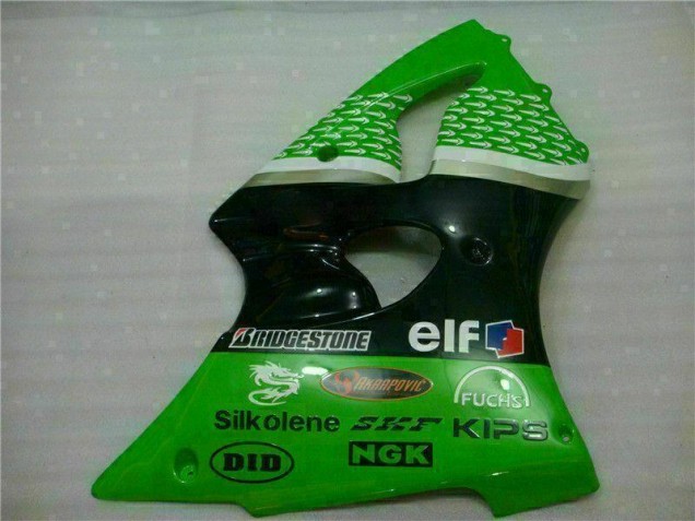 ABS Moto Plastica & Moto Carena ZX6R 2000-2002 - Verde Nero ABS Moto Plastica & Moto Carena ZX6R 2000-2002 - Verde Nero