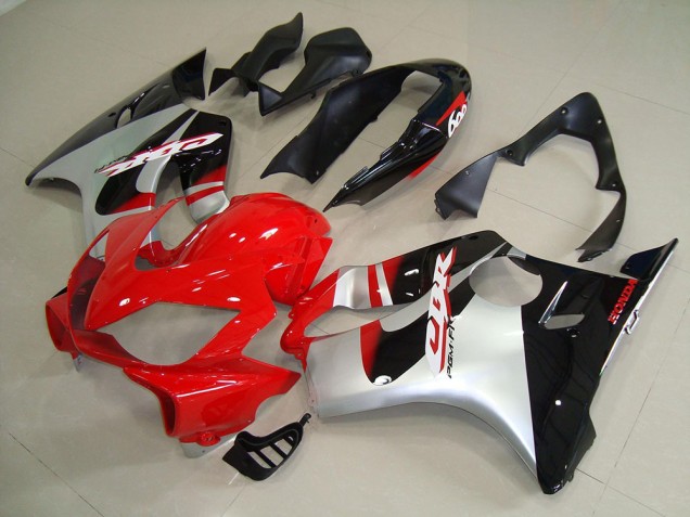 ABS Plastica Moto CBR 600 F4i 2004-2007 - Nero Rosso Argento ABS Plastica Moto CBR 600 F4i 2004-2007 - Nero Rosso Argento
