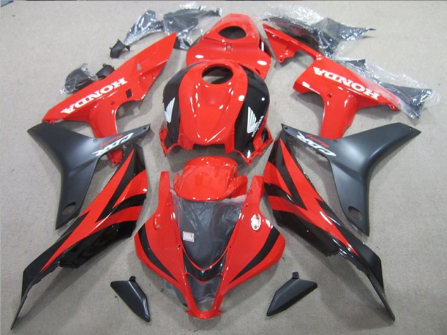 ABS Plastica Moto CBR 600 RR 2007-2008 - Nero Rosso