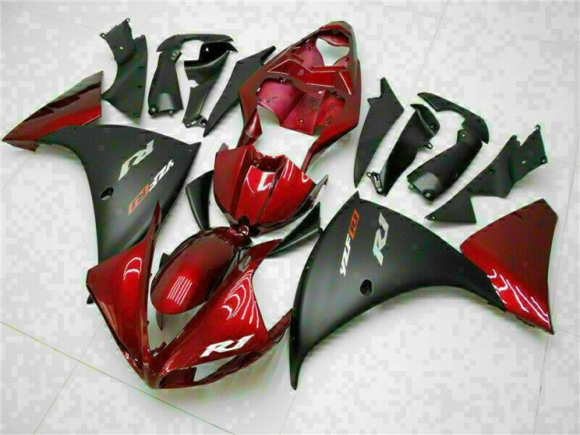 ABS Plastica Moto & Carenatura Moto R1 2009-2011 - Rosso Nero ABS Plastica Moto & Carenatura Moto R1 2009-2011 - Rosso Nero