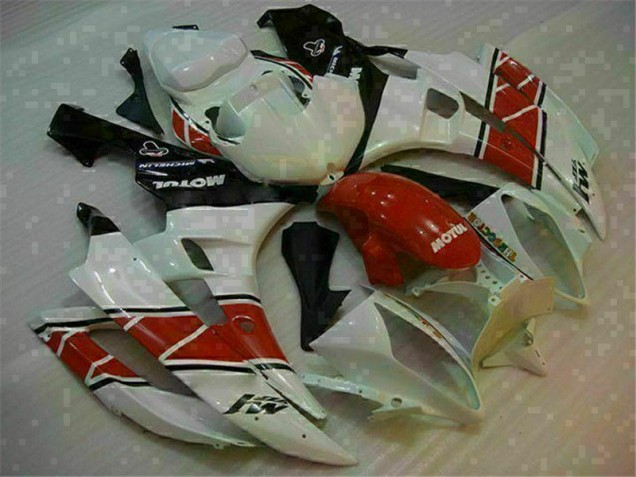 ABS Plastica Moto & Carenatura Moto R6 2006-2007 - Rosso Bianco ABS Plastica Moto & Carenatura Moto R6 2006-2007 - Rosso Bianco