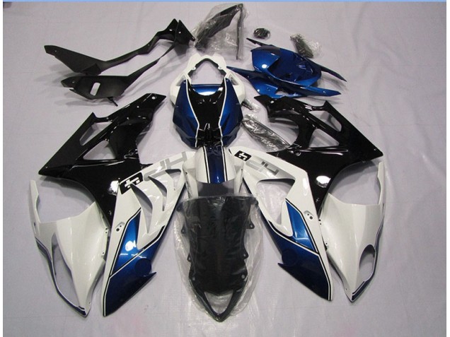 ABS Plastica Moto S1000RR 2009-2014 - Bianco Blu ABS Plastica Moto S1000RR 2009-2014 - Bianco Blu