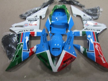 Carena Moto CBR 1000 RR 2004-2005 - Blu Rosso Verde Motul