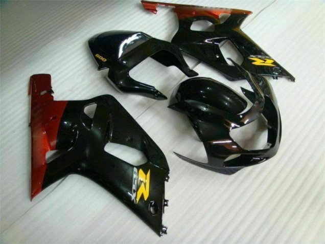 Carena Moto GSXR 600 / 750 K1 K2 K3 2001-2003 - Nero