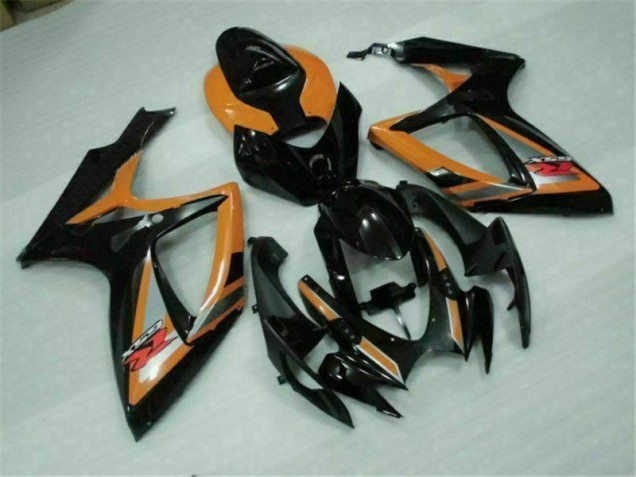Carena Moto GSXR 600 / 750 K6 2006-2007 - Nero Arancia Carena Moto GSXR 600 / 750 K6 2006-2007 - Nero Arancia