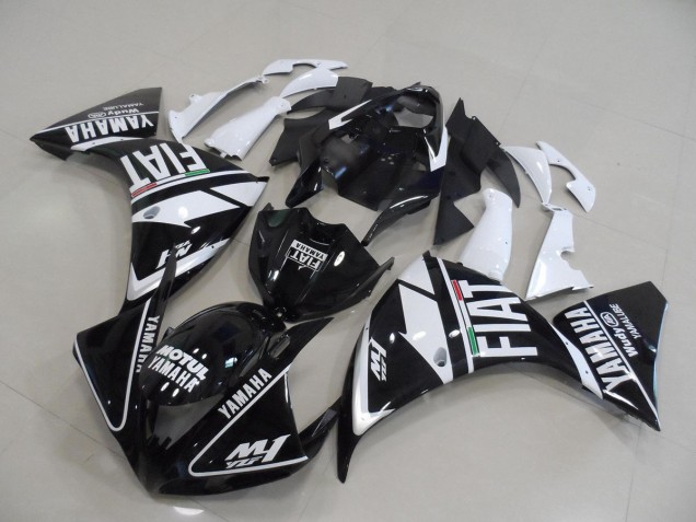 Carena Moto R1 2009-2011 - Nero Bianco Fiat Carena Moto R1 2009-2011 - Nero Bianco Fiat
