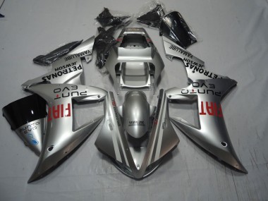 Carene Moto CBR 1000 RR 2004-2005 - Argento Rosso Fiat