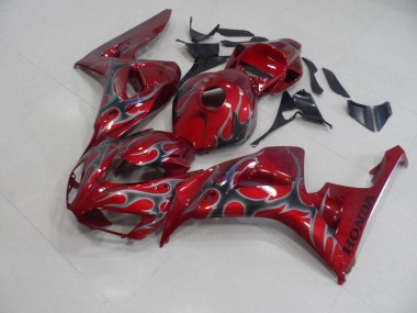 Carene Moto CBR 1000 RR 2006-2007 - Rosso Argento Fiamma
