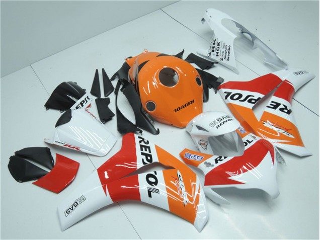 Carene Moto CBR 1000 RR 2008-2011 - Arancia Bianco Rosso Repsol Carene Moto CBR 1000 RR 2008-2011 - Arancia Bianco Rosso Repsol