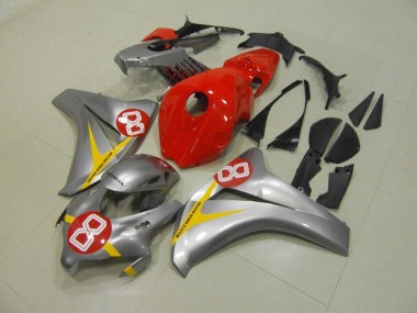 Carene Moto CBR 1000 RR 2008-2011 - Argento Rosso 8