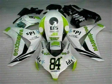 Carene Moto CBR 1000 RR 2008-2011 - Bianco Verde Hannspree 84