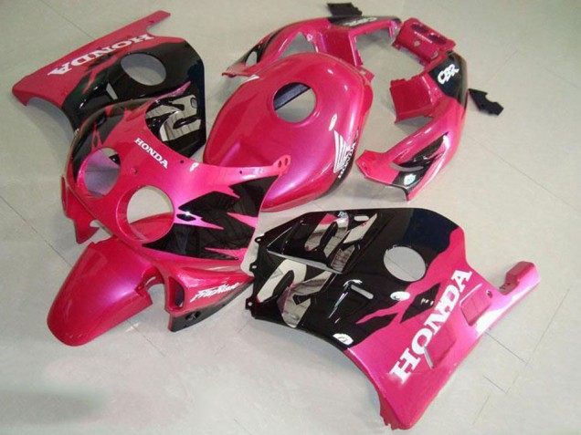 Carene Moto CBR 250 RR MC22 1991-1998 - Nero Rosa Carene Moto CBR 250 RR MC22 1991-1998 - Nero Rosa