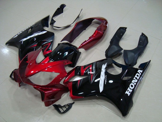 Carene Moto CBR 600 F4i 2004-2007 - Caramella Rosso Nero Carene Moto CBR 600 F4i 2004-2007 - Caramella Rosso Nero
