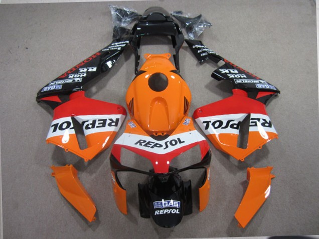 Carene Moto CBR 600 RR 2003-2004 - Arancia Nero Repsol Carene Moto CBR 600 RR 2003-2004 - Arancia Nero Repsol