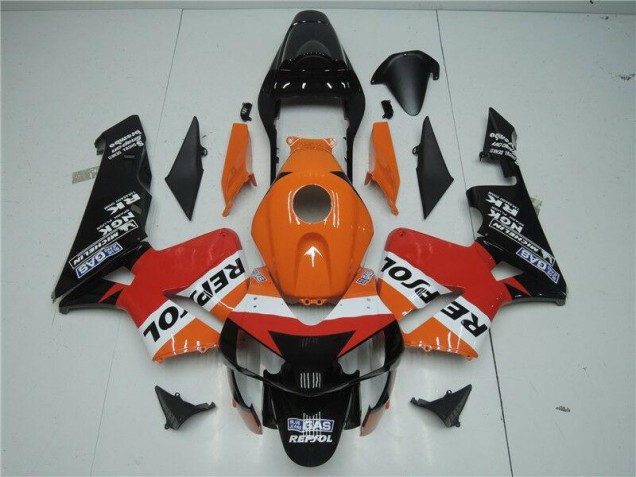 Carene Moto CBR 600 RR 2003-2004 - Arancia Rosso Nero Repsol Carene Moto CBR 600 RR 2003-2004 - Arancia Rosso Nero Repsol