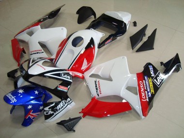 Carene Moto CBR 600 RR 2003-2004 - Bianco Nero Rosso Lee