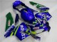 Carene Moto CBR 600 RR 2003-2004 - Blu Verde Movistar Castrol Carene Moto CBR 600 RR 2003-2004 - Blu Verde Movistar Castrol