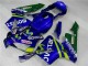Carene Moto CBR 600 RR 2003-2004 - Blu Verde Movistar Castrol Carene Moto CBR 600 RR 2003-2004 - Blu Verde Movistar Castrol