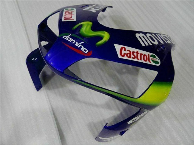 Carene Moto CBR 600 RR 2003-2004 - Blu Verde Movistar Castrol Carene Moto CBR 600 RR 2003-2004 - Blu Verde Movistar Castrol