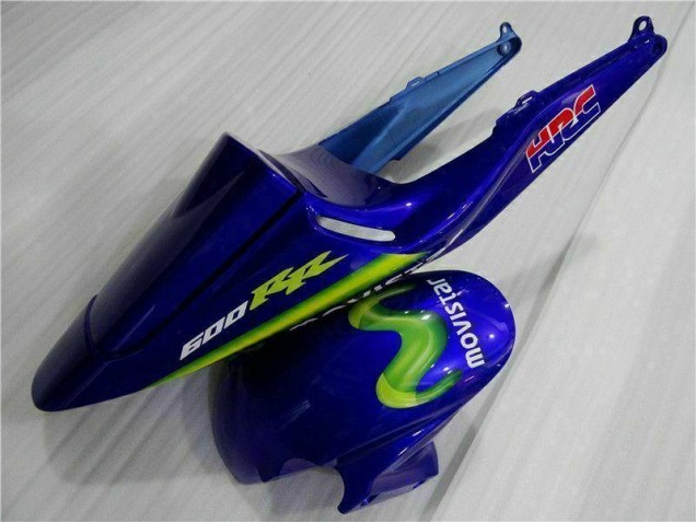 Carene Moto CBR 600 RR 2003-2004 - Blu Verde Movistar Castrol Carene Moto CBR 600 RR 2003-2004 - Blu Verde Movistar Castrol