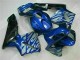 Carene Moto CBR 600 RR 2003-2004 - Blu con Argento Fiamma Carene Moto CBR 600 RR 2003-2004 - Blu con Argento Fiamma