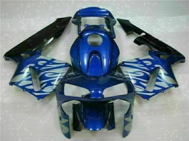 Carene Moto CBR 600 RR 2003-2004 - Blu con Argento Fiamma
